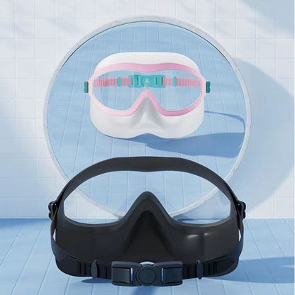 Stødsikker 180-Graders Integreret Svømmebrille med Dugfrie PC-linser
