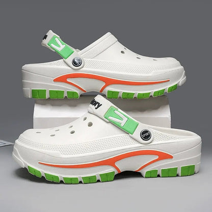 Åndbare 2-i-1 Strand-Sandaler: Skridsikker Slip-On til Mænd