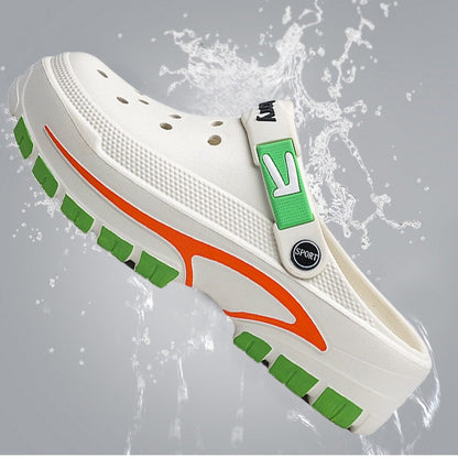 Åndbare 2-i-1 Strand-Sandaler: Skridsikker Slip-On til Mænd