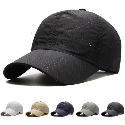 Hurtigtørrende Mikroperforeret Mesh Polyester Baseballkasket med Justerbart Spænde