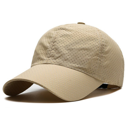 Hurtigtørrende Mikroperforeret Mesh Polyester Baseballkasket med Justerbart Spænde