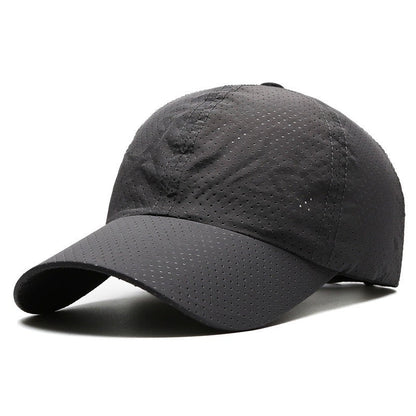 Hurtigtørrende Mikroperforeret Mesh Polyester Baseballkasket med Justerbart Spænde