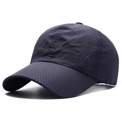 Hurtigtørrende Mikroperforeret Mesh Polyester Baseballkasket med Justerbart Spænde