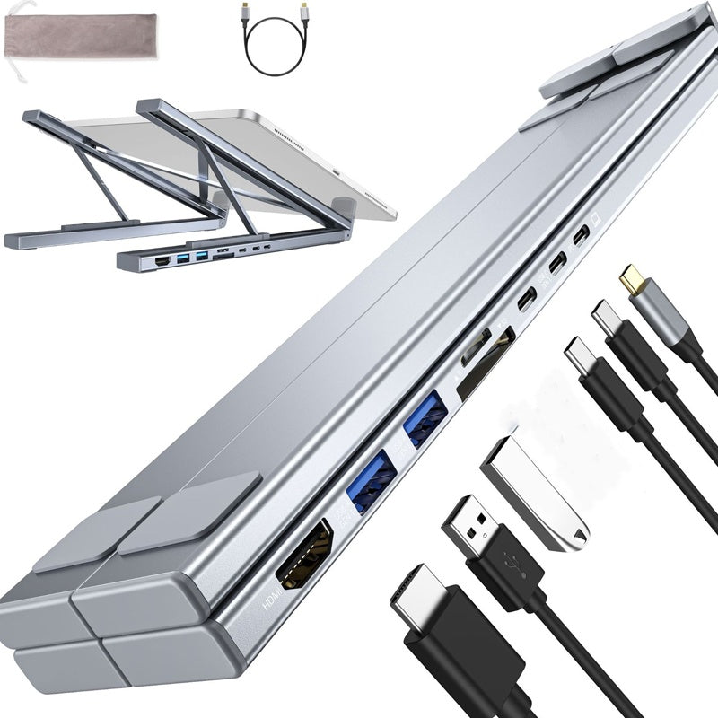 Pro Docking-stander til Laptop – 8-i-1 Hub med 4K HDMI & SD-læser