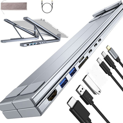 Pro Docking-stander til Laptop – 8-i-1 Hub med 4K HDMI & SD-læser