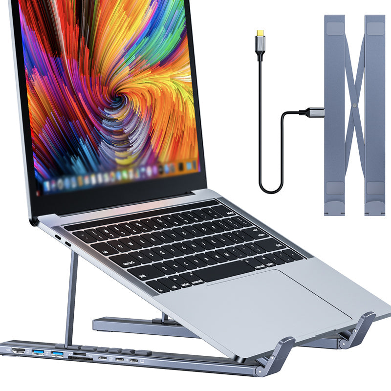 Pro Docking-stander til Laptop – 8-i-1 Hub med 4K HDMI & SD-læser