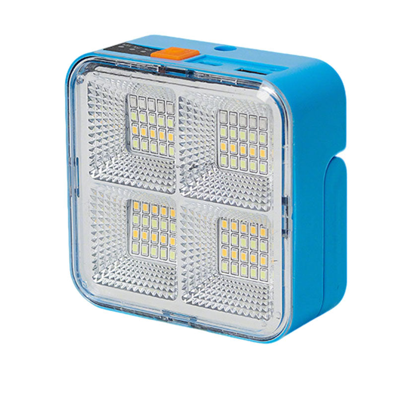 Solcelle Campinglampe med Powerbank (50W)