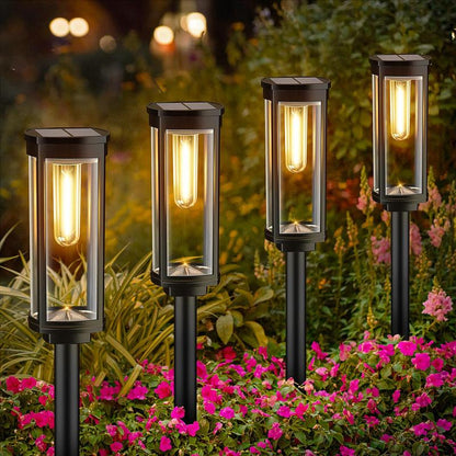Plug & Play Solcellelampe – Trådløs Installation på Sekunder, Klassisk & Vejrbestandig