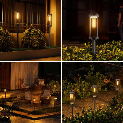 Plug & Play Solcellelampe – Trådløs Installation på Sekunder, Klassisk & Vejrbestandig