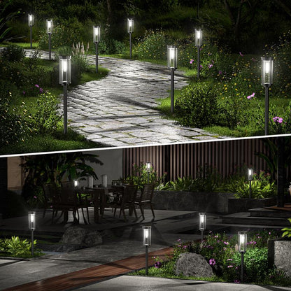 Plug & Play Solcellelampe – Trådløs Installation på Sekunder, Klassisk & Vejrbestandig