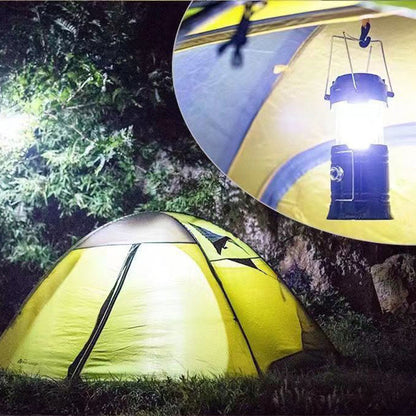 Solcelledrevet 2-i-1 Camping- og Skrivebordslampe