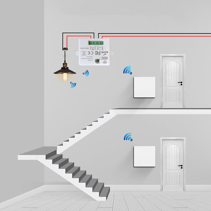 Trådløs Afbryder – 100% Batterifri & Nem Montering