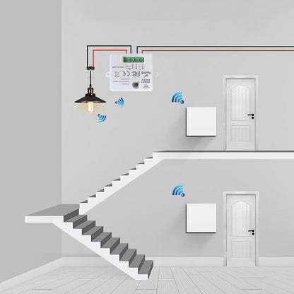 Trådløs Afbryder – 100% Batterifri & Nem Montering