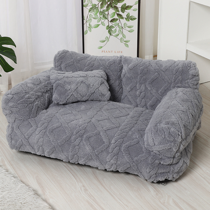 Ultrablød Plys Hundeseng – Maksimal Tryghed & Komfort til dit Kæledyr