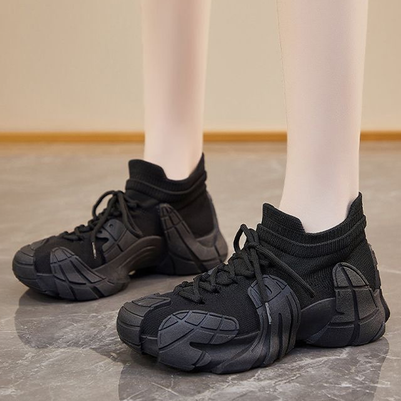 Ultra-lette Stretch Sneakers – Åndbare Slip-on Sko med Sokke-pasform
