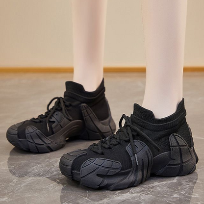 Ultra-lette Stretch Sneakers – Åndbare Slip-on Sko med Sokke-pasform