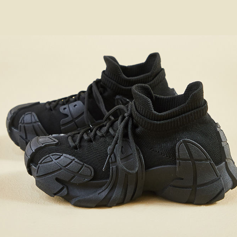 Ultra-lette Stretch Sneakers – Åndbare Slip-on Sko med Sokke-pasform