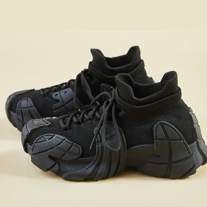 Ultra-lette Stretch Sneakers – Åndbare Slip-on Sko med Sokke-pasform