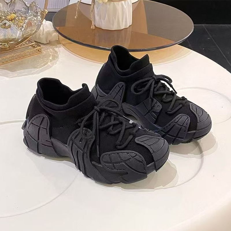 Ultra-lette Stretch Sneakers – Åndbare Slip-on Sko med Sokke-pasform