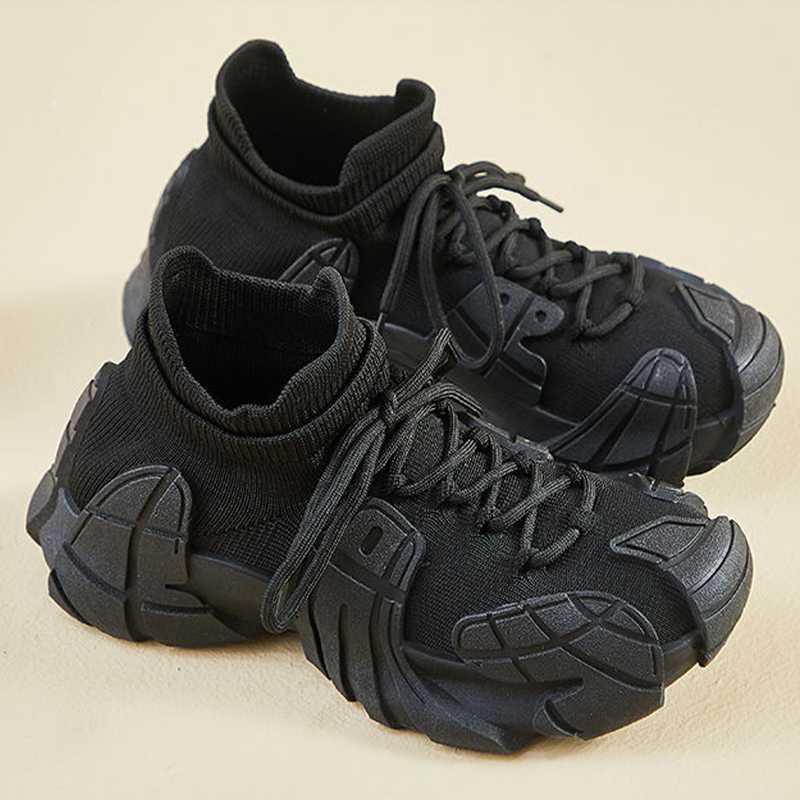 Ultra-lette Stretch Sneakers – Åndbare Slip-on Sko med Sokke-pasform