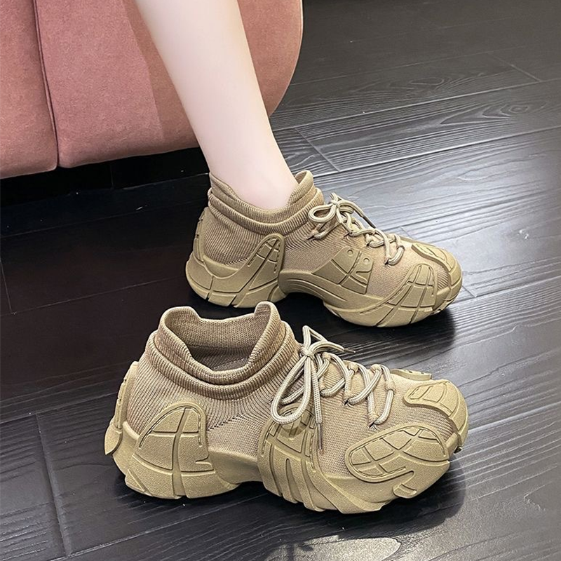 Ultra-lette Stretch Sneakers – Åndbare Slip-on Sko med Sokke-pasform