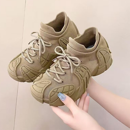 Ultra-lette Stretch Sneakers – Åndbare Slip-on Sko med Sokke-pasform