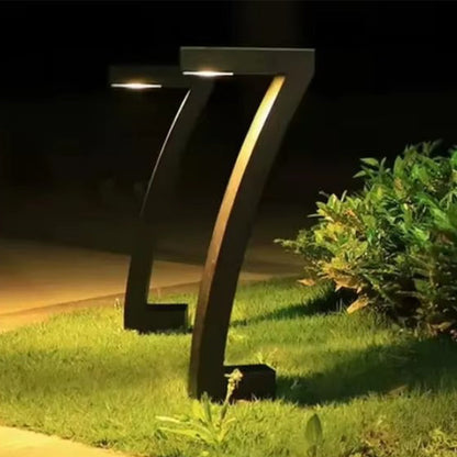 Moderne 7-Formet Solcellelampe til Have (IP65)