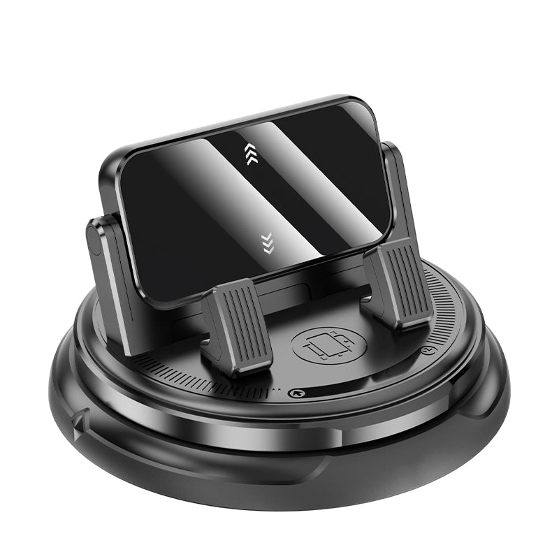 Stabil 360° Mobilholder til Bilen (Uden at Blokere Udsynet)