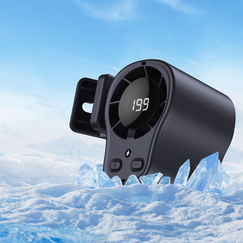 Bærbar 2-i-1 Ventilator til Bil og Skrivebord