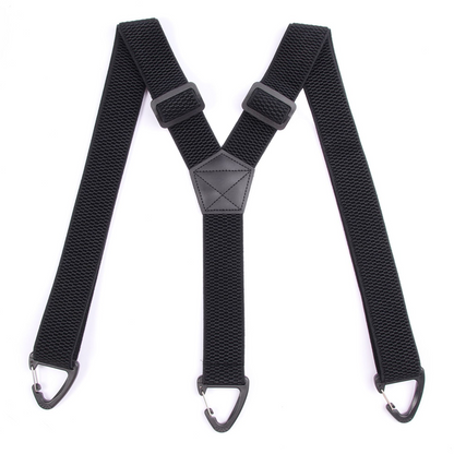 Outdoor-seler med Sikkerheds-karabiner – 3,8 cm Brede Elastikbånd med Skridsikkert Maiskorn-design