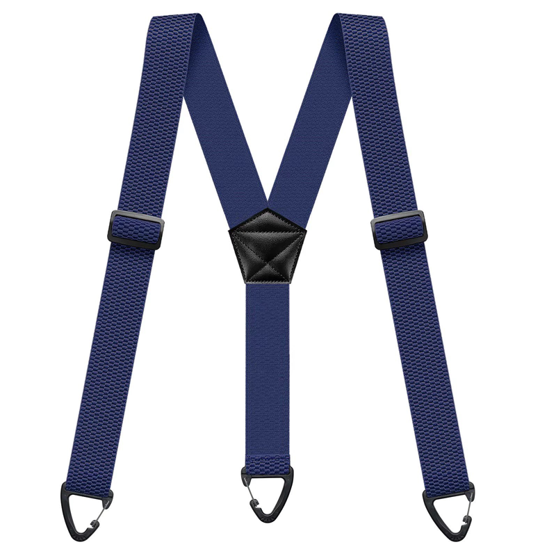Outdoor-seler med Sikkerheds-karabiner – 3,8 cm Brede Elastikbånd med Skridsikkert Maiskorn-design