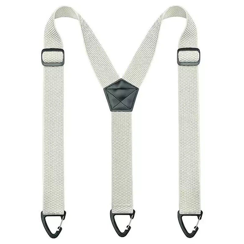 Outdoor-seler med Sikkerheds-karabiner – 3,8 cm Brede Elastikbånd med Skridsikkert Maiskorn-design