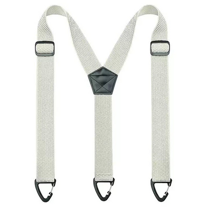 Outdoor-seler med Sikkerheds-karabiner – 3,8 cm Brede Elastikbånd med Skridsikkert Maiskorn-design