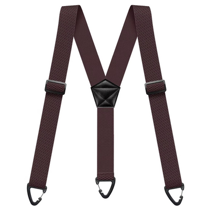Outdoor-seler med Sikkerheds-karabiner – 3,8 cm Brede Elastikbånd med Skridsikkert Maiskorn-design
