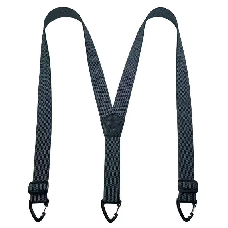 Outdoor-seler med Sikkerheds-karabiner – 3,8 cm Brede Elastikbånd med Skridsikkert Maiskorn-design