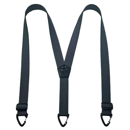 Outdoor-seler med Sikkerheds-karabiner – 3,8 cm Brede Elastikbånd med Skridsikkert Maiskorn-design