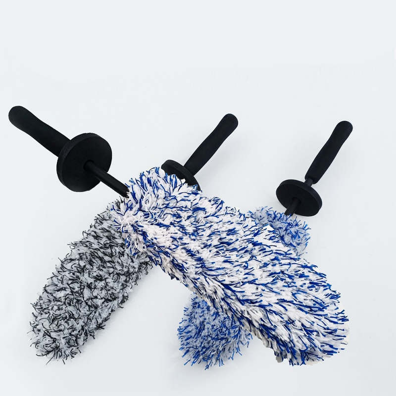 Premium Mikrofiber Fælgbørste (Med Stænkskærm)