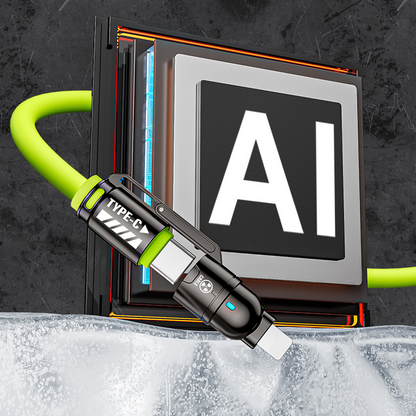 4-i-1 Hurtigladekabel (240W) – USB-C & USB-A i Ultra-blød Silikone