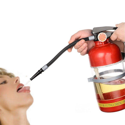 Retro Brandslukker Drikke-dispenser – 1.5L Kapacitet med Tappeanlæg