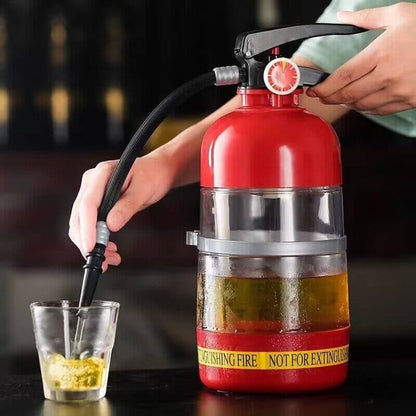 Retro Brandslukker Drikke-dispenser – 1.5L Kapacitet med Tappeanlæg