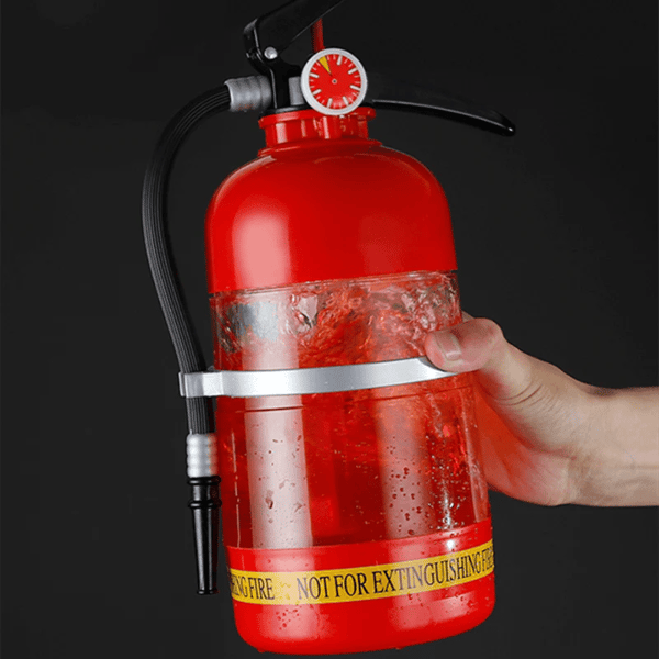 Retro Brandslukker Drikke-dispenser – 1.5L Kapacitet med Tappeanlæg