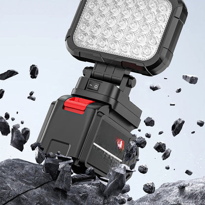 180° Roterbar LED-Arbejdslampe: Kraftigt Lys med USB-Powerbank