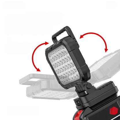 180° Roterbar LED-Arbejdslampe: Kraftigt Lys med USB-Powerbank