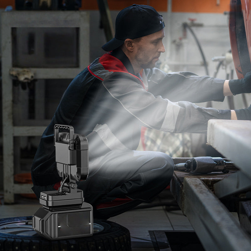 180° Roterbar LED-Arbejdslampe: Kraftigt Lys med USB-Powerbank