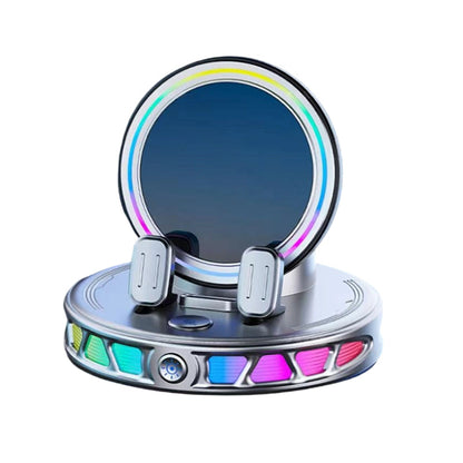 360° Roterbar Mobilholder til Bilen med Trådløs Opladning og RGB-lys