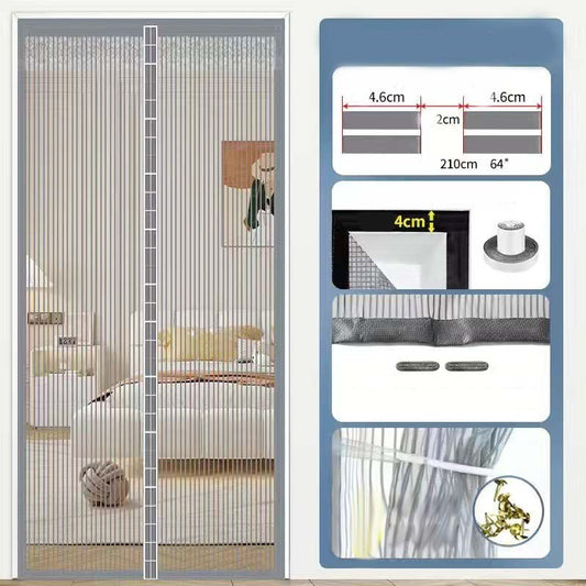 Magnetisk Insektnet til Døre – Automatisk lukning & vindtæt design