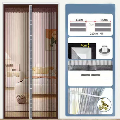 Magnetisk Insektnet til Døre – Automatisk lukning & vindtæt design