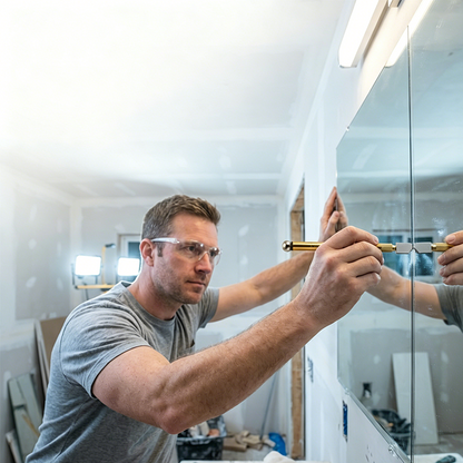 Professionel glasskærer i penneform med hårdmetallhjul til præcise snit i glas