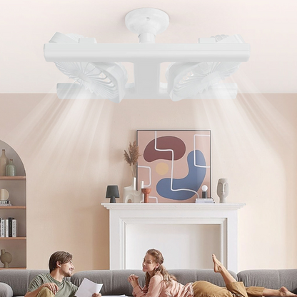 Loftventilator med LED-lys (60W) – Til standard fatning