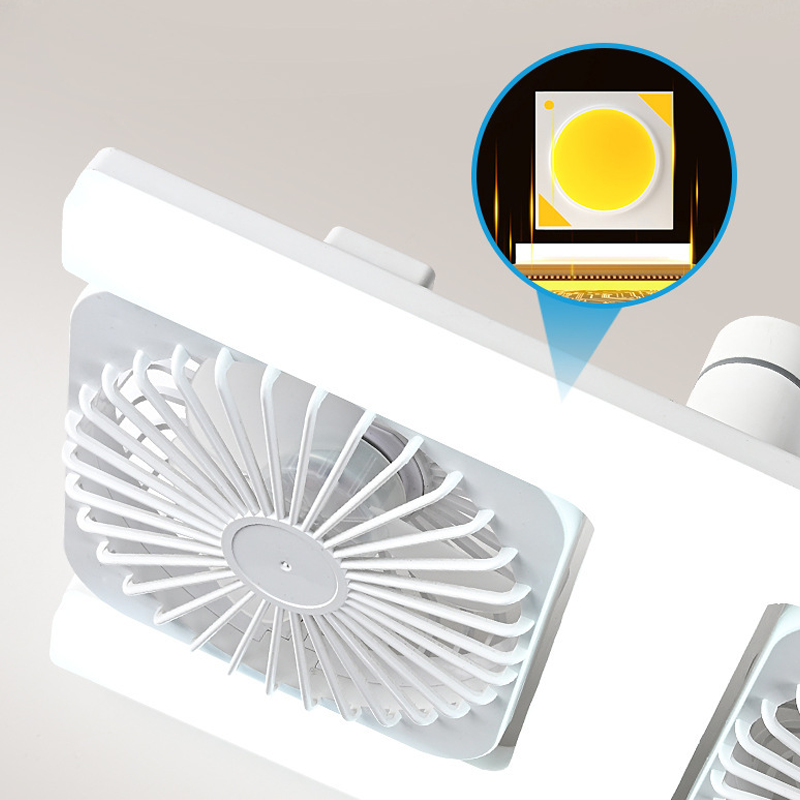 Loftventilator med LED-lys (60W) – Til standard fatning